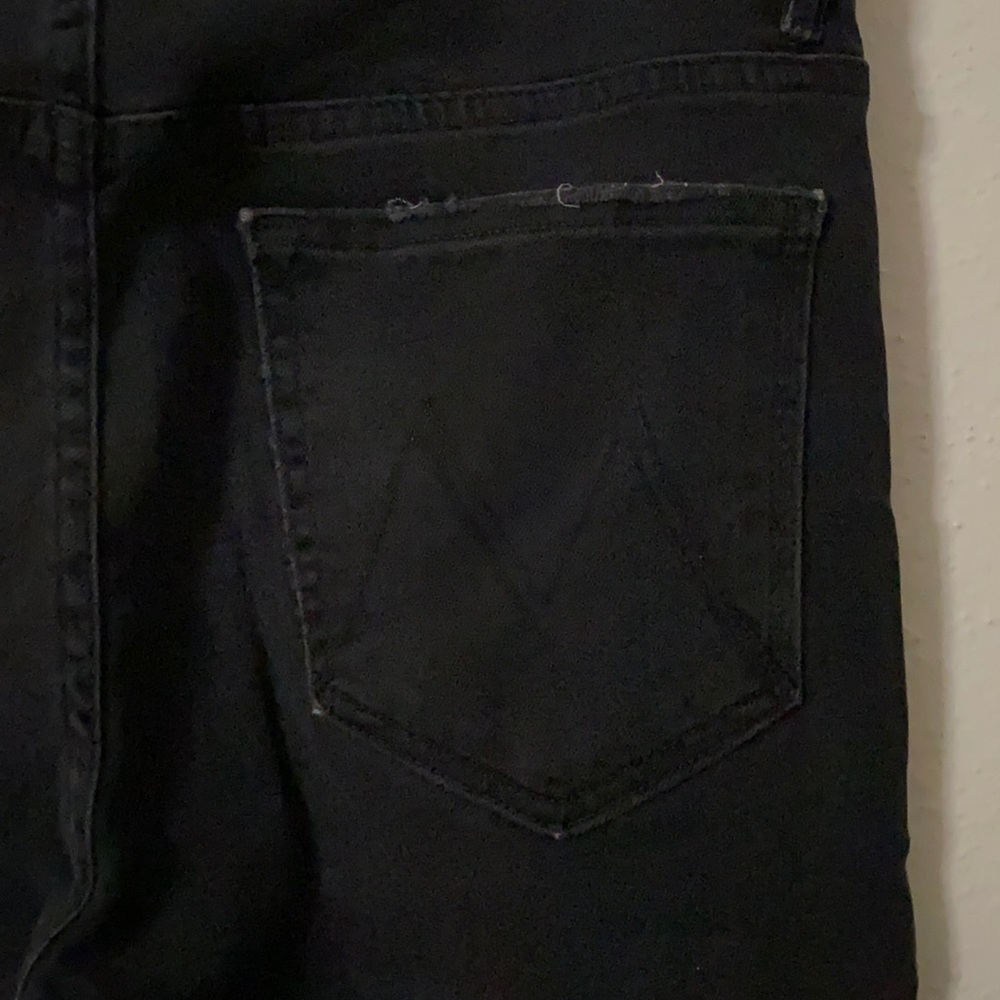 Mother Dark Grey High Waisted The Looker Jeans Size 30